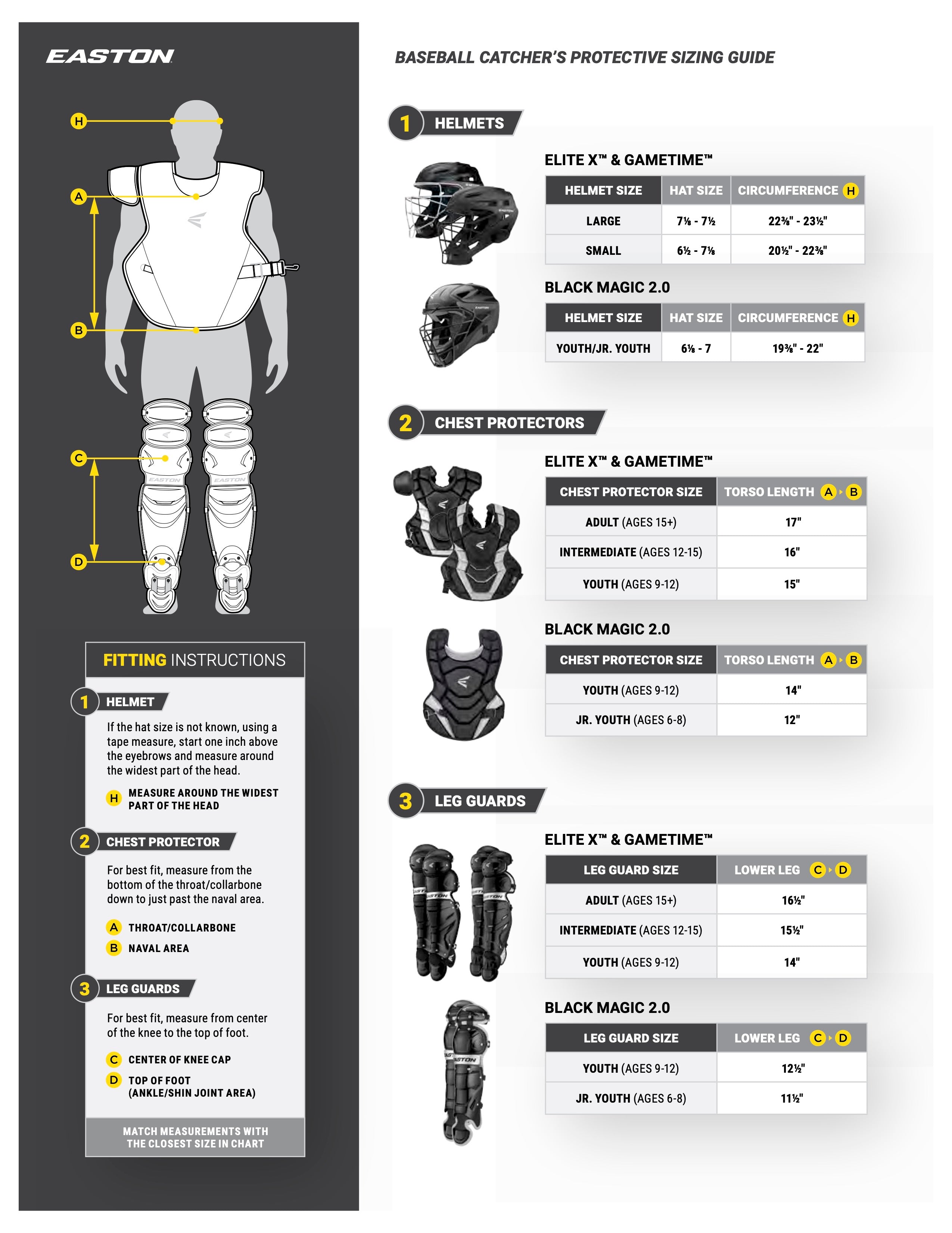 Easton Gametime Baseball Catchers Gear Box Set