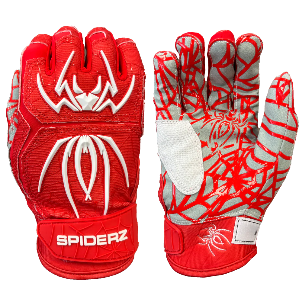 Spiderz batting glove size 2024 chart