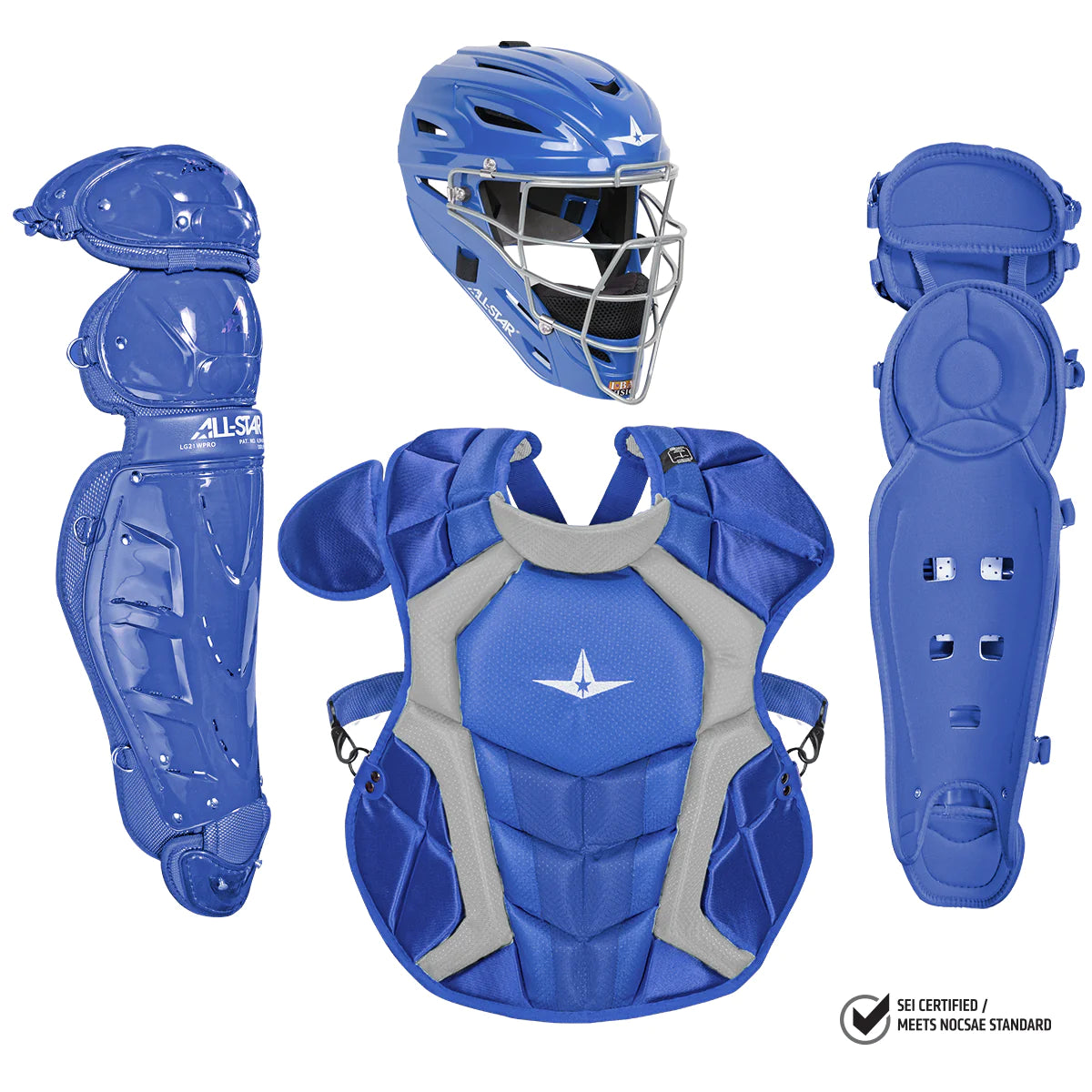 All-Star Classic Pro Adult Baseball Catchers Gear Set