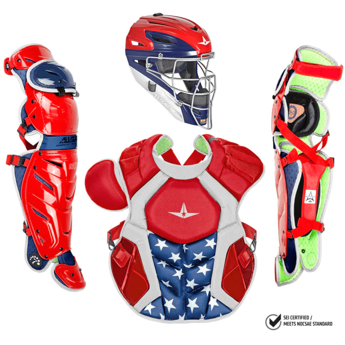 All-Star S7 AXIS Baseball Catchers Gear Box Set