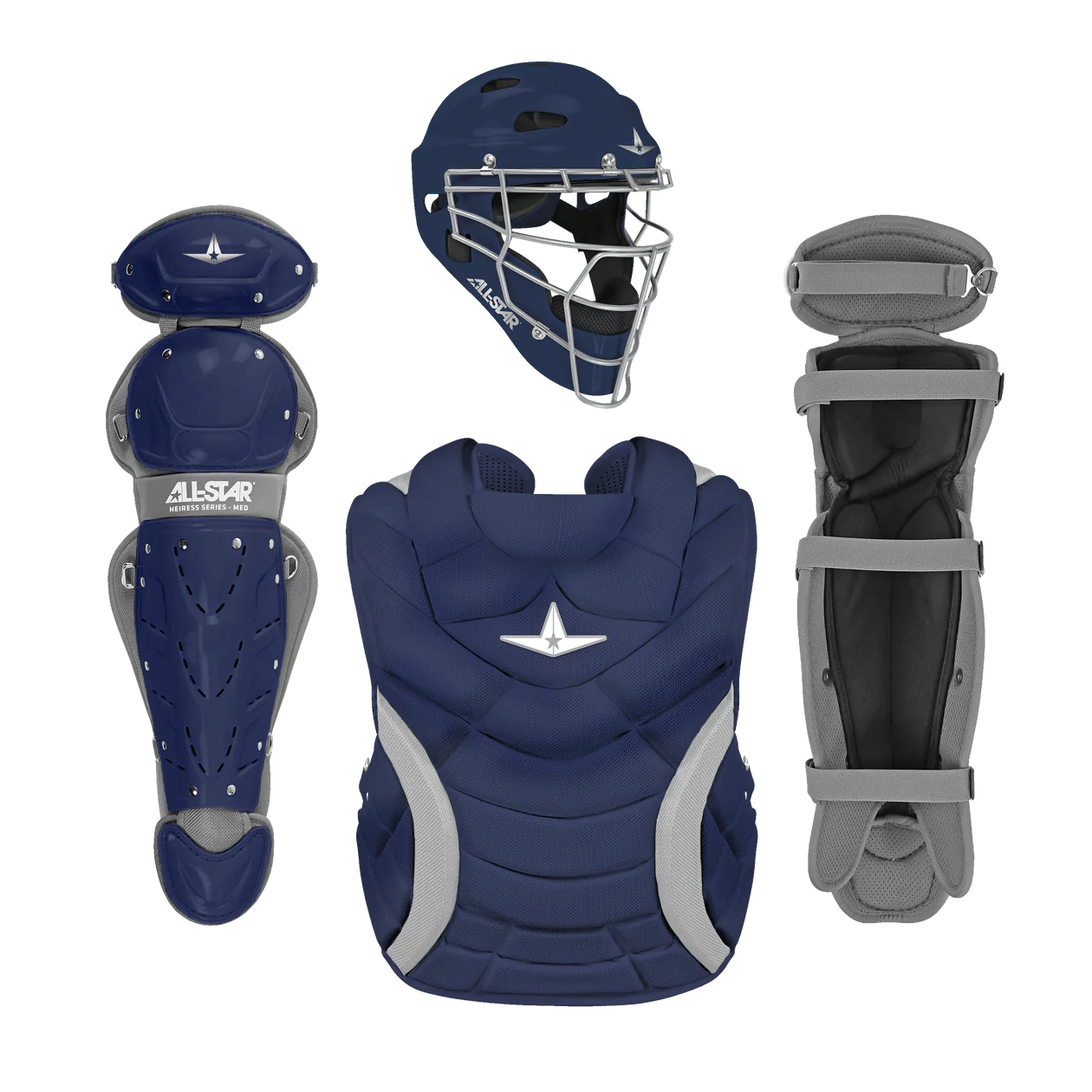 All-Star Heiress Fastpitch Softball Catchers Gear Box Set