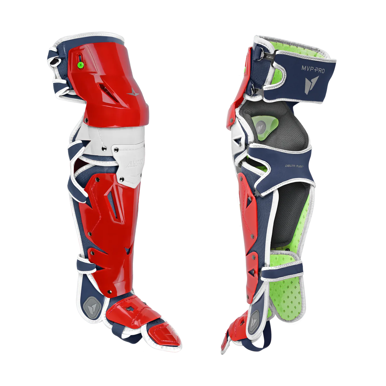 All-Star MVP-PRO Baseball Catchers Leg Guards