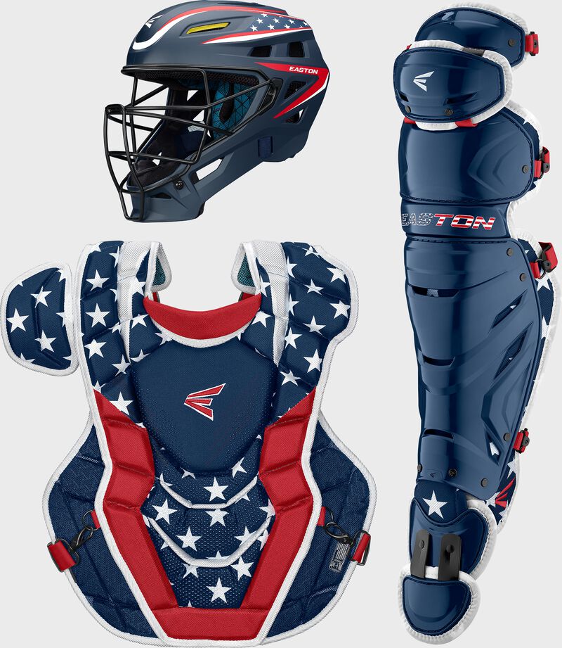 Easton Elite X Baseball Catchers Gear Box Set Kit - Game Ready Sports - E00686265