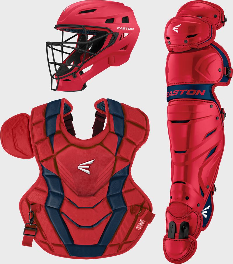 Easton Elite X Baseball Catchers Gear Box Set Kit - Game Ready Sports - E00684764